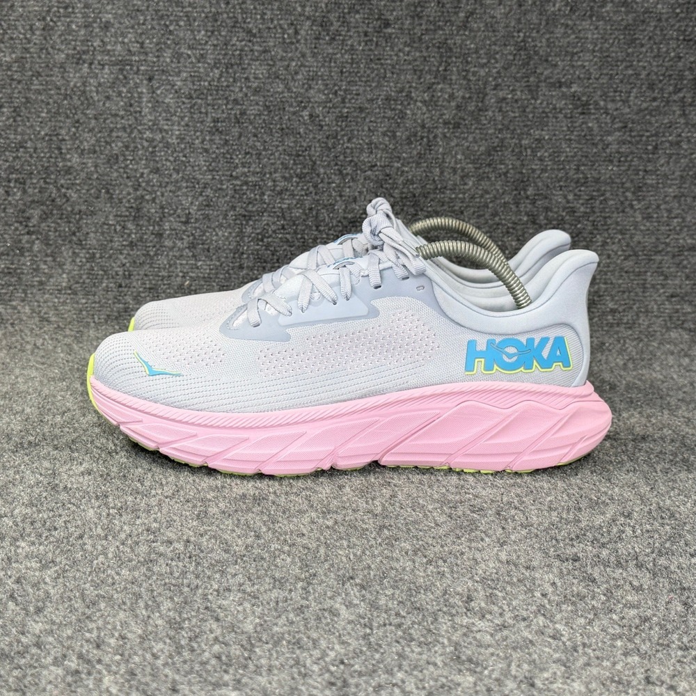 Hoka Arahi 7 Running Shoes Women's 11 Gull Pink Twilight Athletic Run Training - Picture 4 of 13